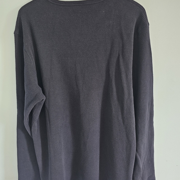 Polo Jeans by Ralph Lauren Navy Long Sleeve Waffle Knit Shirt XL - Picture 4 of 4